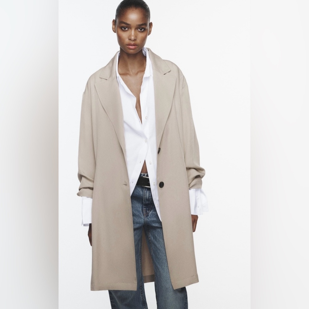 Zara light weight trench coat